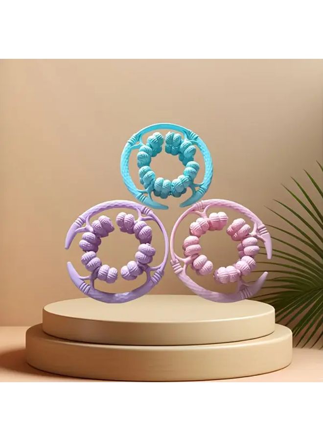 32 Rounds Purple Muscle Massager Roller for Legs Arms Post Workout Relaxation - Image 2